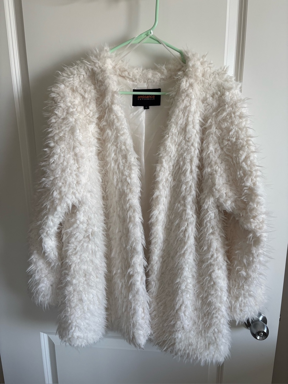 Ambiance Outerwear Furry Jacket/Coat